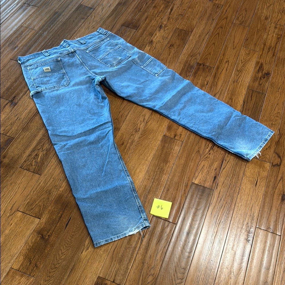 Lee Men's Blue Jeans - 40x34 - Picture 6 of 8